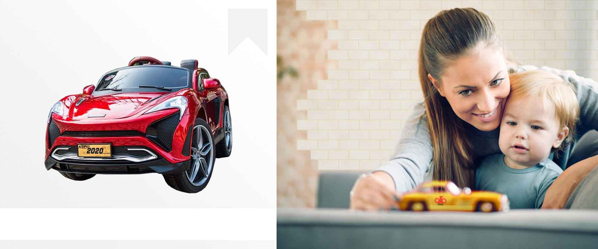 toy bike and car